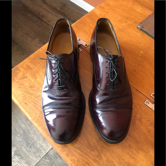 COLE HAAN men’s oxblood red lace up oxfords main image 8